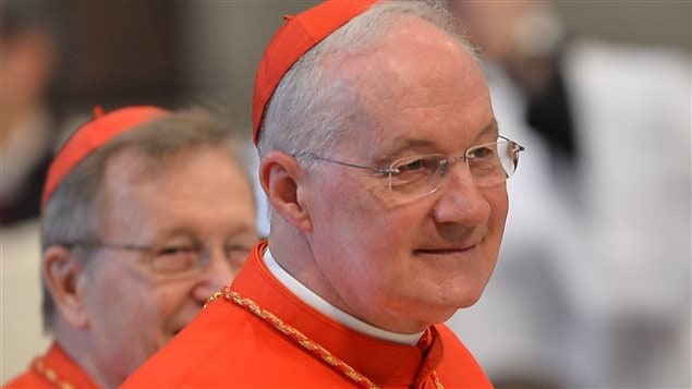 Marc Ouellet au Vatican, le 12 mars, avant le début du conclave. - AFP_130312_xl06k_marc-ouellet_sn635