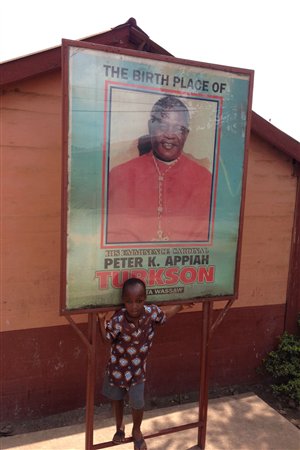 Maison natale du cardinal Peter Turkson à Nsuta, au Ghana