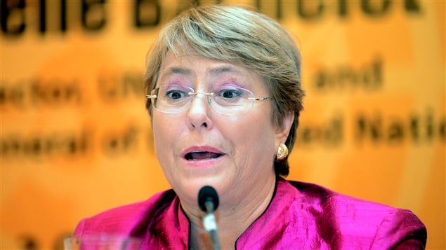 La alta comisionada para los Derechos Humanos de Naciones Unidas, Michelle Bachelet