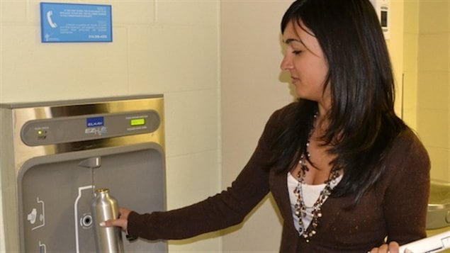 McGill University has asked students and staff to say no to bottled water on campus