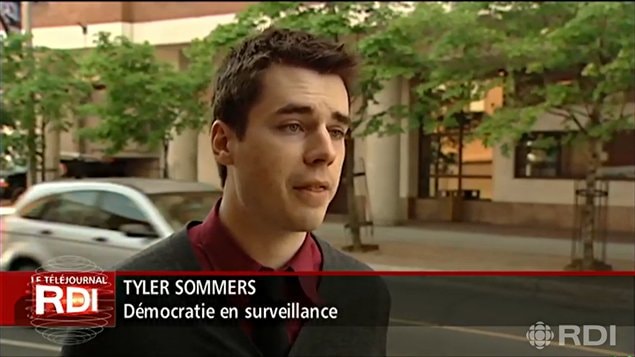 Tyler Sommers coordinador de Democrácia y Vigilancia (Democracy Watch).