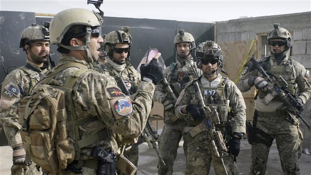 Militares estadounidenses en Afganistán.