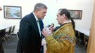 Le premier ministre David Alward fait face aux opposants au gaz de schiste