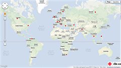 Carte des paradis fiscaux