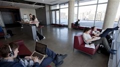 Une salle de l'université.
