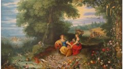Allégorie de la terre et de l'eau, vers 1625-1630, Huile sur panneau, 61 x 89 cm, Jan Brueghel dit le Jeune (Anvers 1601 - Anvers 1678), avec la collaboration de Hendrik Van Balen (vers 1575-1632).