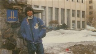 Oscar Ramírez en 1978, a los 18 años. 