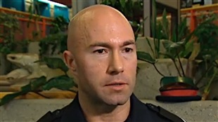 Jason Lefebvre de la policía de la ciudad de Edmonton en la provincia canadiense de Alberta.