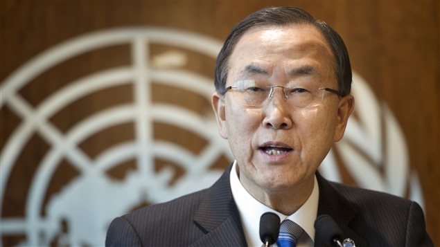 Le secrétaire général des Nations unies Ban Ki-moon annonce la tenue d'une enquête sur l'utilisation possible d'armes chimiques en Syrie en mars 2013.