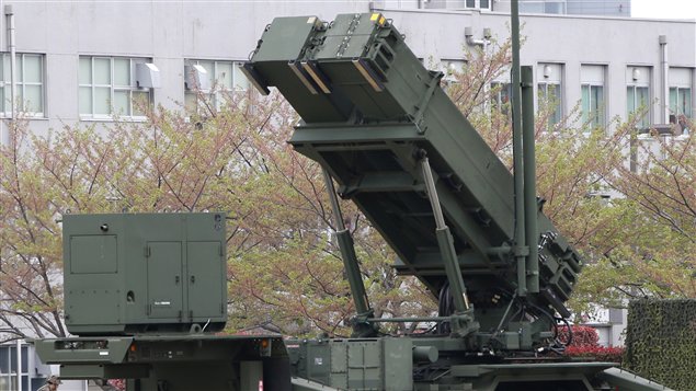 日本在东京附近部署PAC-3型导弹拦截器