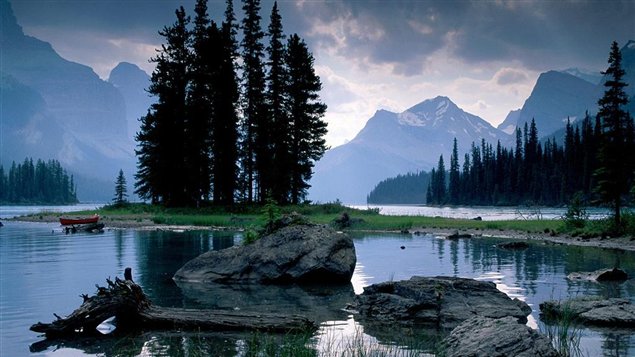 Le parc national de Jasper en Alberta au coeur des montagnes Rocheuses.