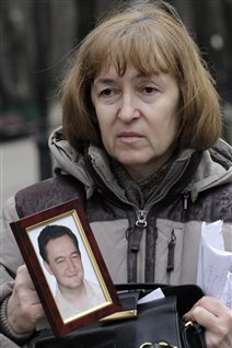 Nataliya Magnitskaya, madre del abogado ruso Sergei Magnitsky quien murió en prisión y dio origen a la ley que hoy permite sancionar a rusos considerados como presuntos violadores de Derechos Humanos.