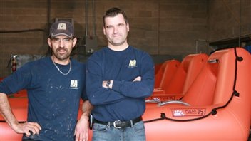 Serge et Luc Larochelle, cofondateurs de Nautic & Art de Windsor au Québec