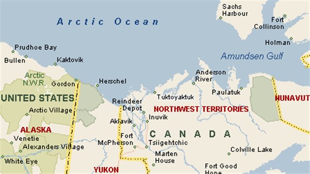 Nord du Yukon, des Territoires du Nord-Ouest et d'une pointe du Nunavut