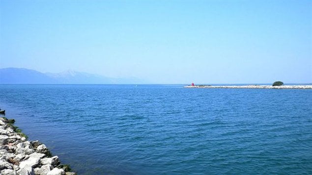 La bouteille a été trouvée près de cette section de la côte croate.