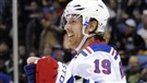 Richards sur la passerelle