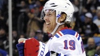 Richards sur la passerelle