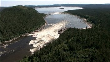 Muskrat Falls, zone de Churchill Falls, Labrador