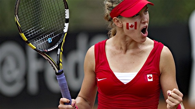 Eugenie Bouchard en Fed Cup 