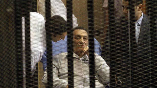Hosni Moubarak le 14 avril dernier