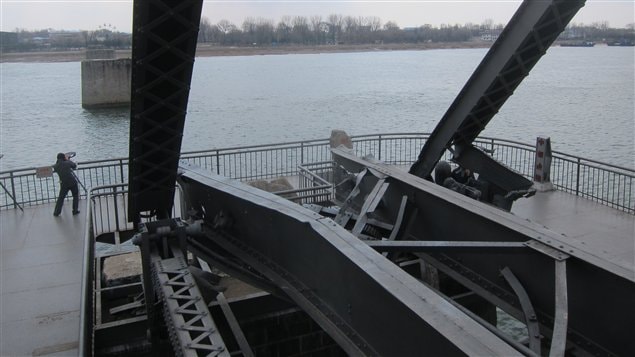 Le pont brisé est un des symboles de la ville de Dandong. 