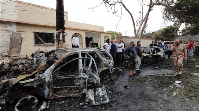 Atentado frente a la embajada de Francia en Trípoli, Libia