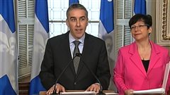 Les ministres Nicolas Marceau et Élaine Zakaïb