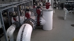 Une usine de traitement d'eau