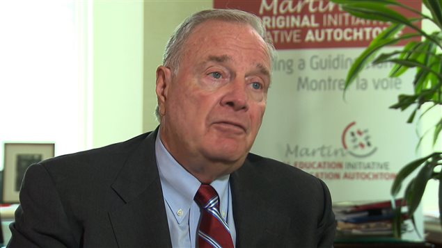 L'ancien premier ministre du Canada, Paul Martin