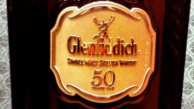 Une rare bouteille de Glenfiddich dérobée en Ontario
