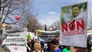 Grande manifestation contre la réforme de l'assurance-emploi