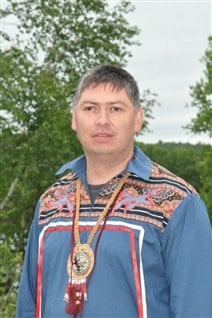 Le chef Christian Awashish de la communauté atikamekw d'Opitchewan