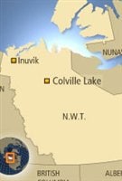 Colville Lake dans les TNO