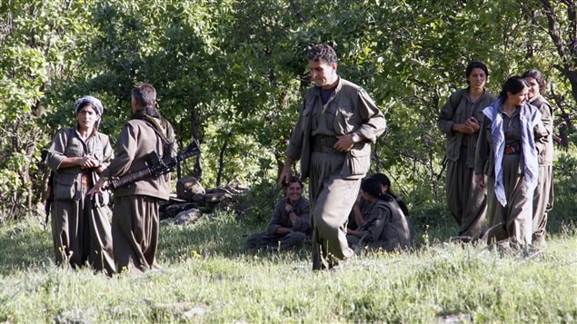 مقاتلون من حزب العمال الكردستاني (أرشيف).