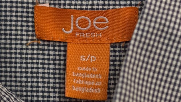 Joe Fresh es una marca fabricada en Bangladesh para la compañía canadiense Loblaws