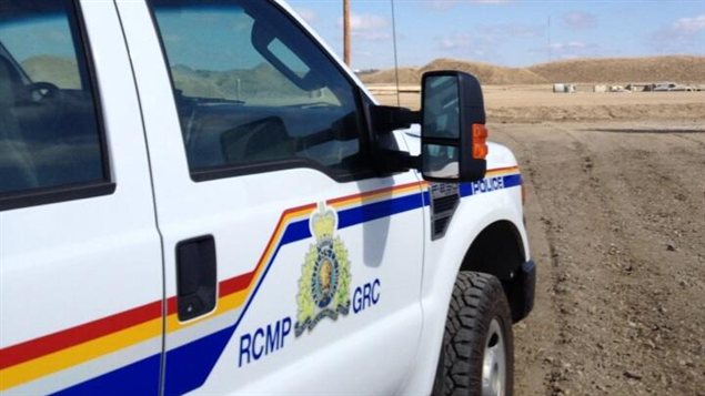 Une camionnette de la GRC à Regina