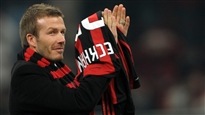 David Beckham quitte le terrain de soccer en beauté
