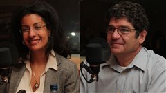 Dominique Anglade et Pierre Paquette  �Radio-Canada/Marie-Sandrine Auger
