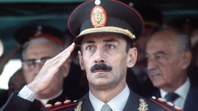 L'ex-dictateur argentin Jorge Videla en 1977