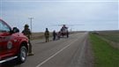 Un motocycliste blessé dans un accident près de Kindersley