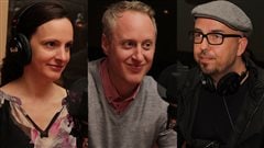 Catherine Bonneau, Vincent Lafortune et Beno�t Lach  �Radio-Canada/Marie-Sandrine Auger