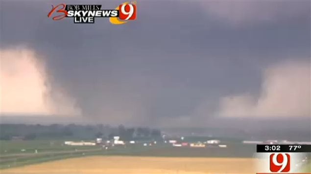 Une tornade monstre dévaste une banlieue d&rsquo;Oklahoma City