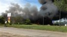 Incendie industriel à Windsor