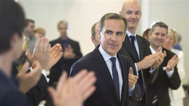 Le gouverneur de la Banque du Canada, Mark Carney, lors de son passage hier à la Chambre de commerce du Montréal métropolitain