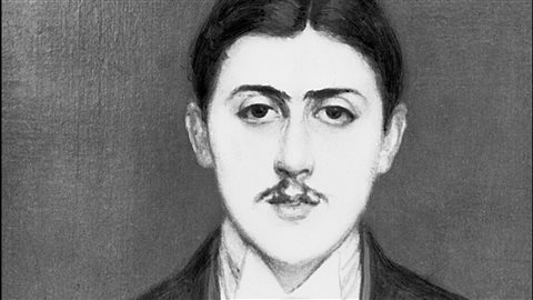 Photo non dat�e d'un tableau peint par Jacques-Emile Blanche (1861-1942) repr�sentant l'�crivain Marcel Proust |� AFP PHOTO 