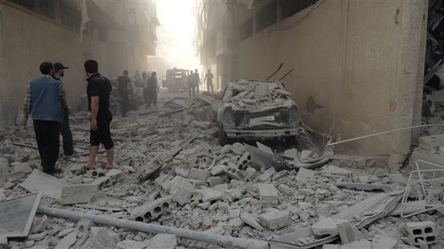 Además de las pérdidas humanas, la destrucción en las zonas de conflicto en Siria es generalizada.