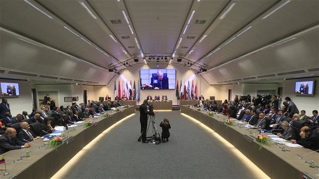 Reunión de los países miembros de la OPEP en Viena.