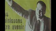 Affiche du Rassemblement pour l'ind�pendance nationale (RIN) | �Archives de Radio-Canada