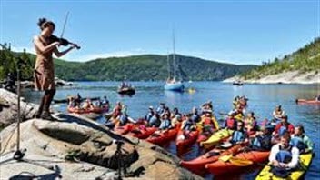 l’Anse à la Barque en kayak