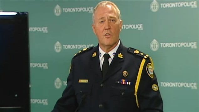 Bill Blair, jefe de la policía de la ciudad de Toronto. 